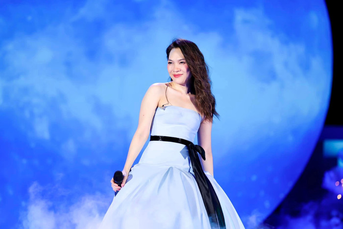 Mỹ Tâm chế lời trên sân khấu, khán giả phản ứng ra sao? Ảnh 2