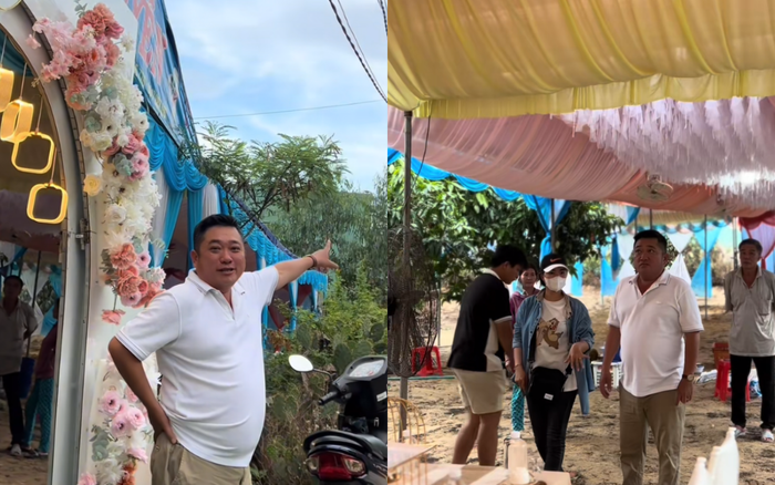 Phùng Ngọc vai Cò phim 'Đất phương Nam' tự tay chuẩn bị cho lễ cưới - Nguồn: Tik Tok BazanFood Tây Nguyên.