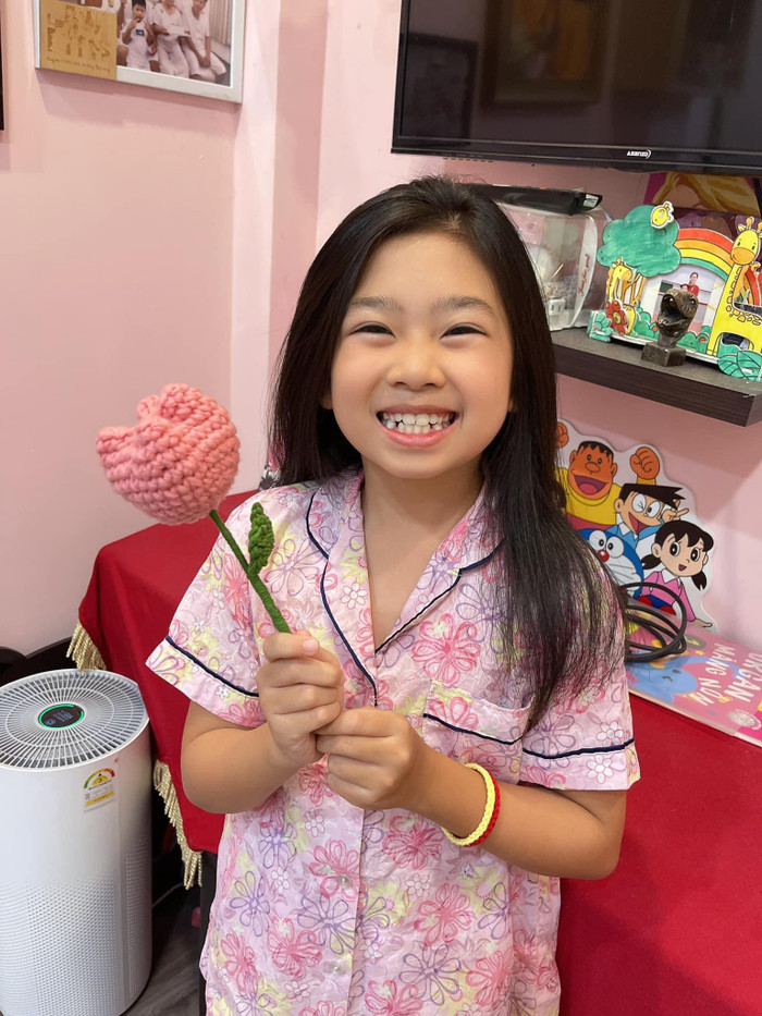 Lavie được nhận xét như bản sao của mẹ.