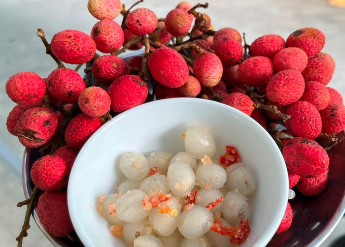 Vải rừng có vị chua chua ngọt ngọt