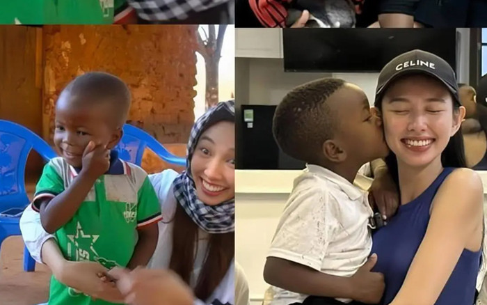 Lôi Con 'gỡ gạc' sai lầm 2 năm trước, chủ động hôn má Thuỳ Tiên khiến dân mạng rần rần Ảnh 2