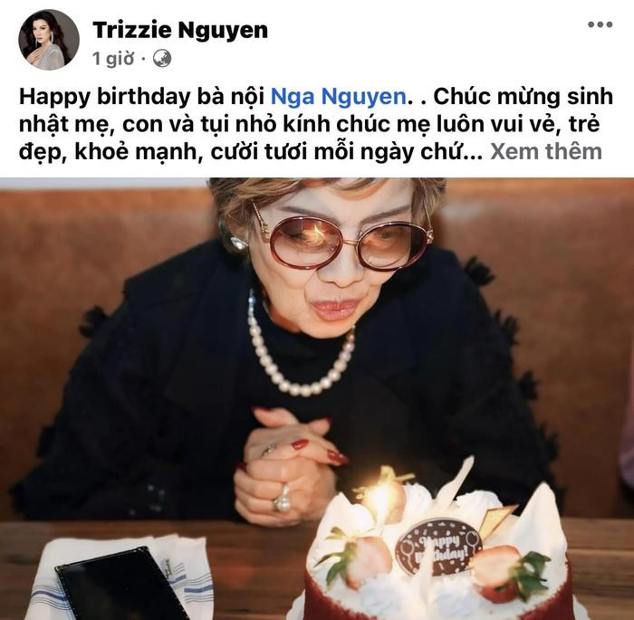 Chia tay Bằng Kiều, Trizzie Phương Trinh giữ mối quan hệ thế nào với mẹ chồng cũ? Ảnh 1