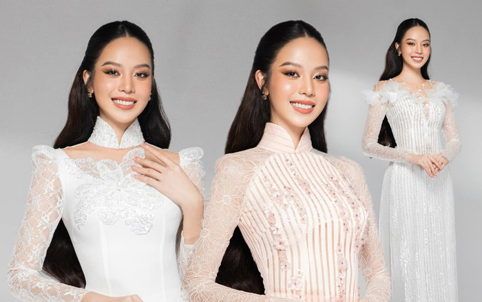 Hoa hậu Thanh Thủy thướt tha với tà áo dài: Visual này sang Nhật Bản có ổn không? Ảnh 2