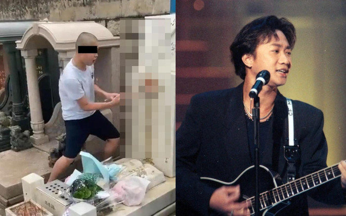 Mộ phần nam ca sĩ nổi tiếng bị người đàn ông đập phá, người hâm mộ bật khóc Ảnh 2