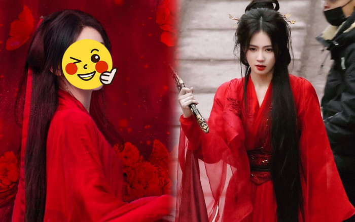 Con gái cưng của Vu Chính lộ diện, chỉ một tạo hình váy đỏ cũng đủ khiến Bạch Lộc bị lu mờ Ảnh 2