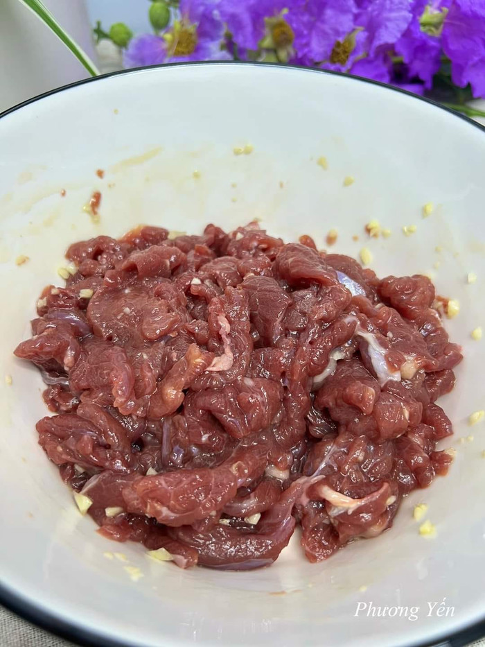 Những nguyên liệu được chị Yến chuẩn bị