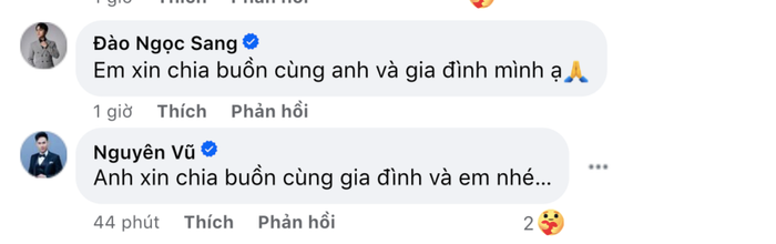 Nhiều nghệ sĩ Việt gửi lời chia buồn đến nam nhạc sĩ và gia đình.