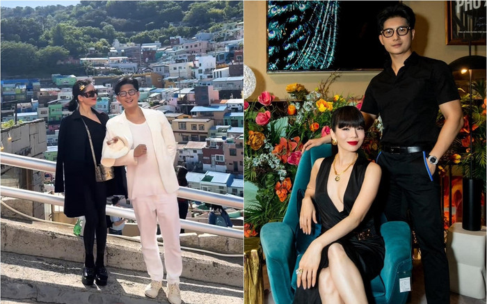 Lệ Quyên và bạn trai khoe khoảnh khắc dính như sam ở Hàn Quốc Ảnh 2