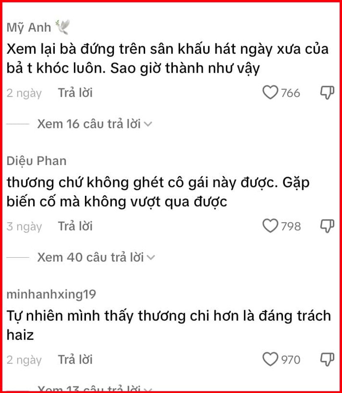 Nhiều người bày tỏ rằng, họ thấy Nam Em ở hiện tại đáng thương hơn đáng trách