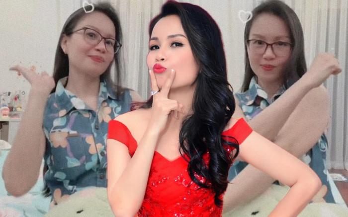 Bắt trend TikTok đang 'gây sốt' giới trẻ, Cẩm Ly: 'Cũng khớp nhạc quá nè' Ảnh 2