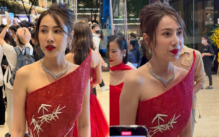 Ca sĩ Thủy Tiên có thái độ lạ khi bị hỏi về Công Vinh Ảnh 2