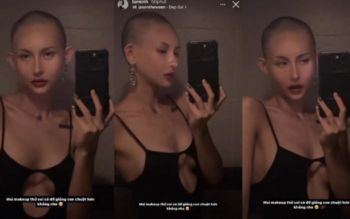 Vợ Decao cạo trọc đầu sau drama bị chồng tác động vật lí, chảy máu miệng trên livestream Ảnh 2