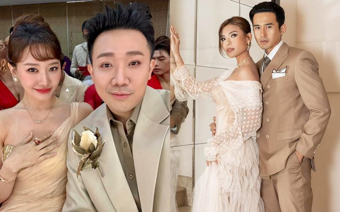 Trấn Thành - Lương Thế Thành ghi điểm tuyệt đối vì 1 hành động với vợ tại sự kiện Ảnh 2