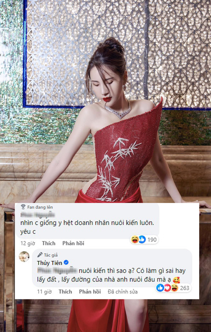 Thủy Tiên lên tiếng khi bị nói giống 'doanh nhân nuôi kiến'.