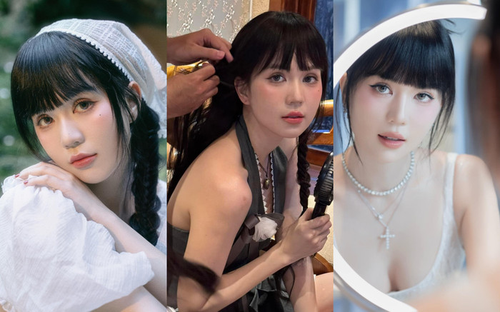 Ngọc Trinh vẫn trung thành với kiểu tóc khiến cô lộ rõ dấu hiệu tăng cân Ảnh 2