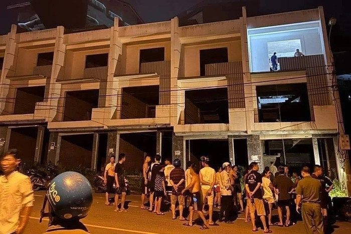 Hiện trường phát hiện thi thể nạn nhân. Ảnh: Dân Trí