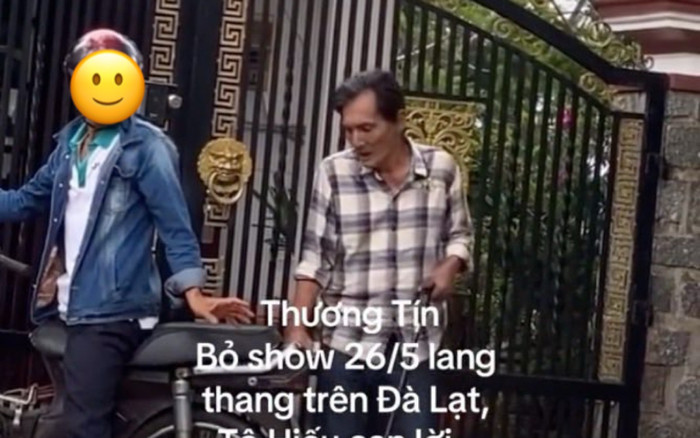 Thương Tín xuất hiện trở lại sau khi 'mất tích' bỏ cả show diễn, đi phải có người dìu Ảnh 2