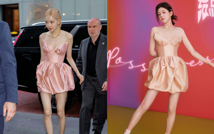 Diện cùng mẫu váy công chúa, Triệu Lộ Tư thua xa Rosé ở điểm này! Ảnh 2