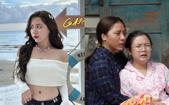 Nhan sắc bốc lửa của nữ diễn viên trẻ đóng phim 'Lật Mặt 7' Ảnh 2