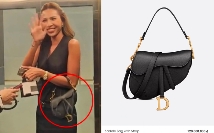 Minh Triệu vẫn giữ chiếc túi trị giá 120 triệu đồng được Kỳ Duyên gửi tặng trước đó.