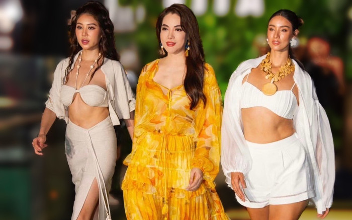 Đọ sắc cùng Trương Ngọc Ánh: Một hoa hậu lộ dấu hiệu tăng cân, Lydie Vũ sáng bừng sắc vóc Ảnh 2