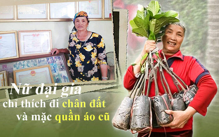 Chân dung nữ đại gia chỉ thích đi chân đất và mặc quần áo cũ Ảnh 2