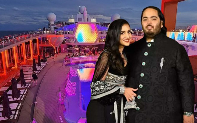 Có gì bên trong du thuyền tổ chức tiệc cưới con trai tỷ phú Ấn Độ? Ảnh 2