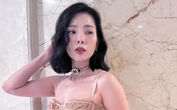 Lệ Quyên mặc đồ hiệu kín người, được khen đẹp như gái Hàn Ảnh 2