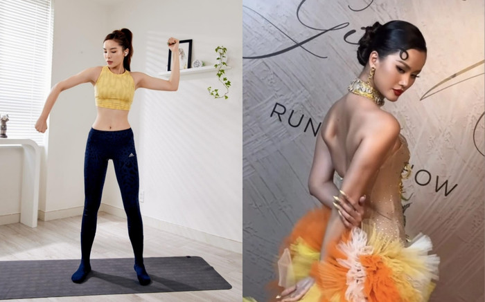 Kỳ Duyên hướng dẫn bài tập giảm mỡ bắp tay, Hương Ly bất ngờ bị réo tên Ảnh 2