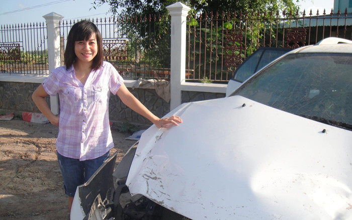 Cát Phượng gặp tai nạn lật xe kinh hoàng cách đây 10 năm Ảnh 2