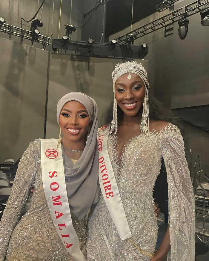 Khadija Omar từng lọt vào Top 13 Hoa hậu Thế giới 2021. Ảnh: Miss World