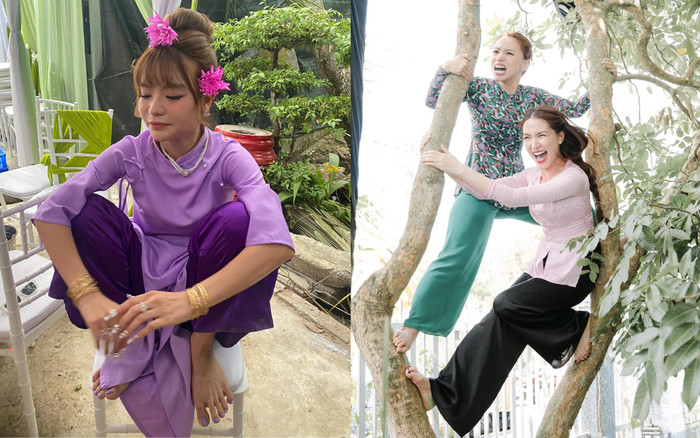 Đi ăn cưới 'quẩy hết mình', vợ Mạc Văn Khoa nói gì khi được so sánh với Hòa Minzy? Ảnh 2