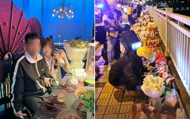 Mèo Béo và bạn gái trong buổi hẹn hò (ảnh trái)