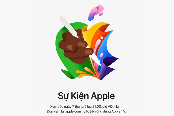 Thư mời tham dự sự kiện của Apple. Ảnh chụp màn hình.