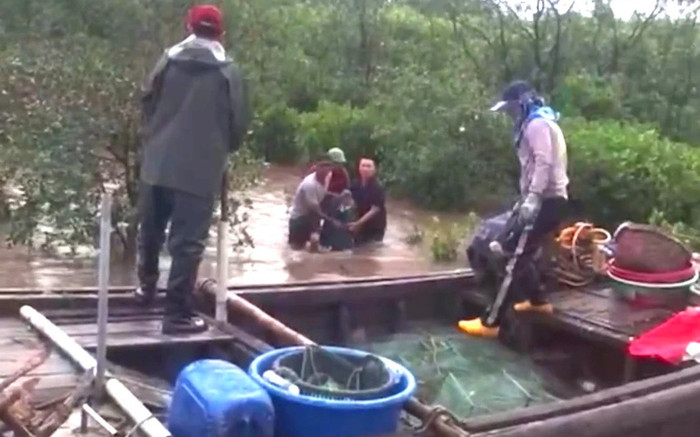 Sét đánh trúng thuyền đang đi đánh cá, 2 vợ chồng thương vong Ảnh 2