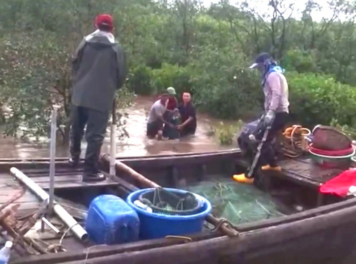 Hiện trường vụ việc sét đánh khiến 2 vợ chồng thương vong. Ảnh: PLO