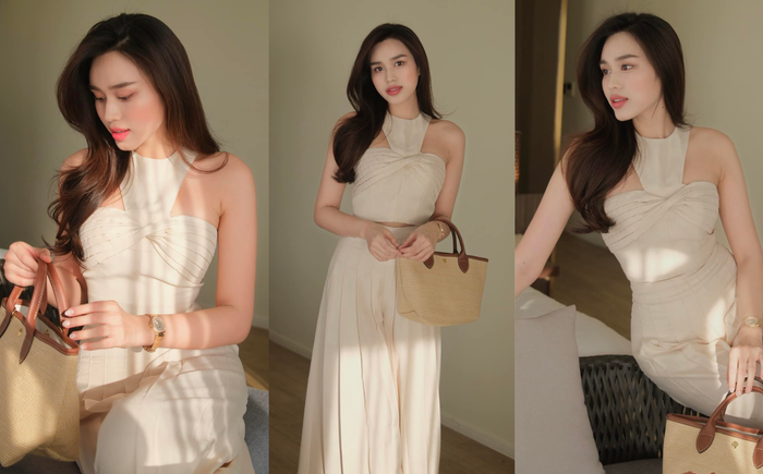 Đỗ Thị Hà hóa tiểu thư ngọt ngào trong bộ hình mới.