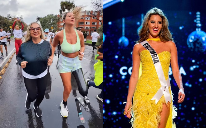 Nghị lực phi thường của cựu Hoa hậu Hoàn vũ Colombia khi chạy bộ 10 km bằng đôi chân giả Ảnh 2