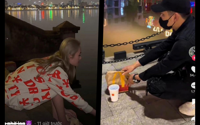 Vụ Mèo Béo tự tử: Cư dân mạng Việt Nam gây bức xúc khi bắt trend thả thức ăn nhanh xuống Hồ Tây Ảnh 2