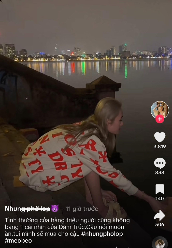 Cư dân mạng Việt Nam 'bắt trend' mua đồ ăn thả xuống sông để tưởng nhớ Mèo Béo.