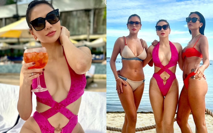 Nữ ca sĩ Việt diện bikini ở tuổi U50, hình thể nét căng và nóng bỏng Ảnh 2