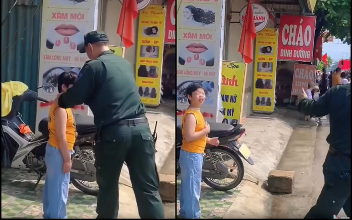 Thấy em bé đứng nắng cổ vũ cho đoàn diễu binh, một chiến sĩ có hành động khiến ai nấy đều bất ngờ Ảnh 2