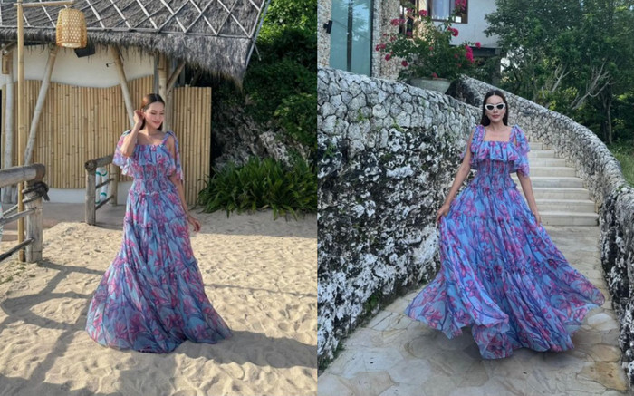 Hoa hậu Việt mặc váy áo thùng thình giấu dáng Ảnh 2