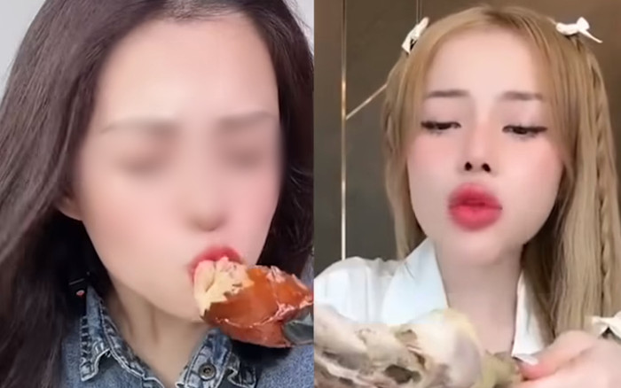 Xuất hiện 'bản sao' mukbang của Ngân 98, dân tình ngán ngẩm chê bai Ảnh 2