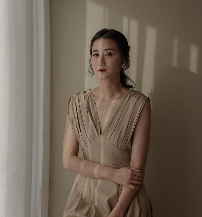 Nga Anh kín tiếng trong chuyện tình cảm.