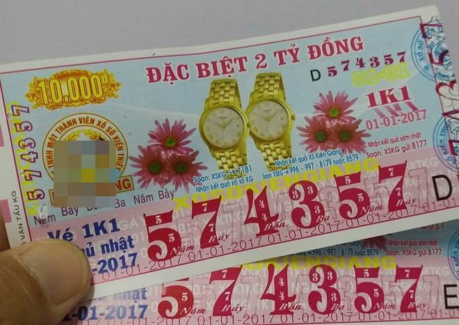 2 tờ vé số đã thay đổi gia đình Hứa Hoàng Hôn (Ảnh minh họa)