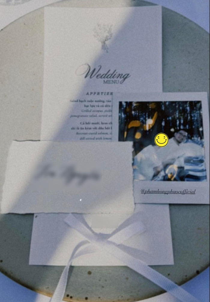 Hình ảnh về lễ cưới ở Đà Lạt hiếm hoi của Midu được bạn bè thân thiết chia sẻ. 