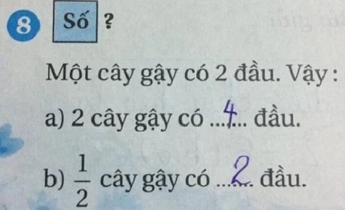 Bài toán tiểu học khiến dân mạng xôn xao.