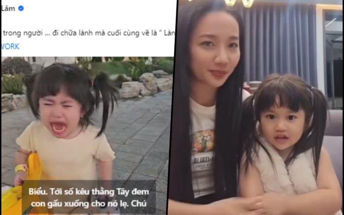 Bị trách là nhõng nhẽo, con gái Lê Dương Bảo Lâm khoanh tay xin lỗi cộng đồng mạng Ảnh 2