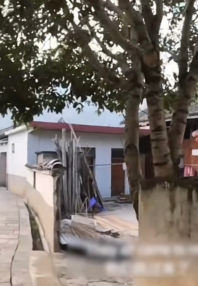 Căn nhà dưới quê, tổ ấm thời thơ ấu của cô gái.